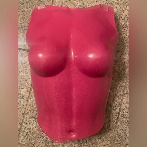 Tom Ford inspired Pink Zendaya Breast Plate - Picture 5 of 12